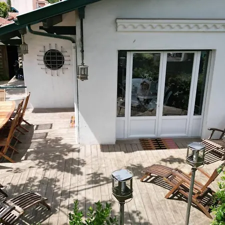 빌라 Capbreton. Bakensack Avec Terrasse Pour 12 Personnes Wifi Gratuit 카브레톤